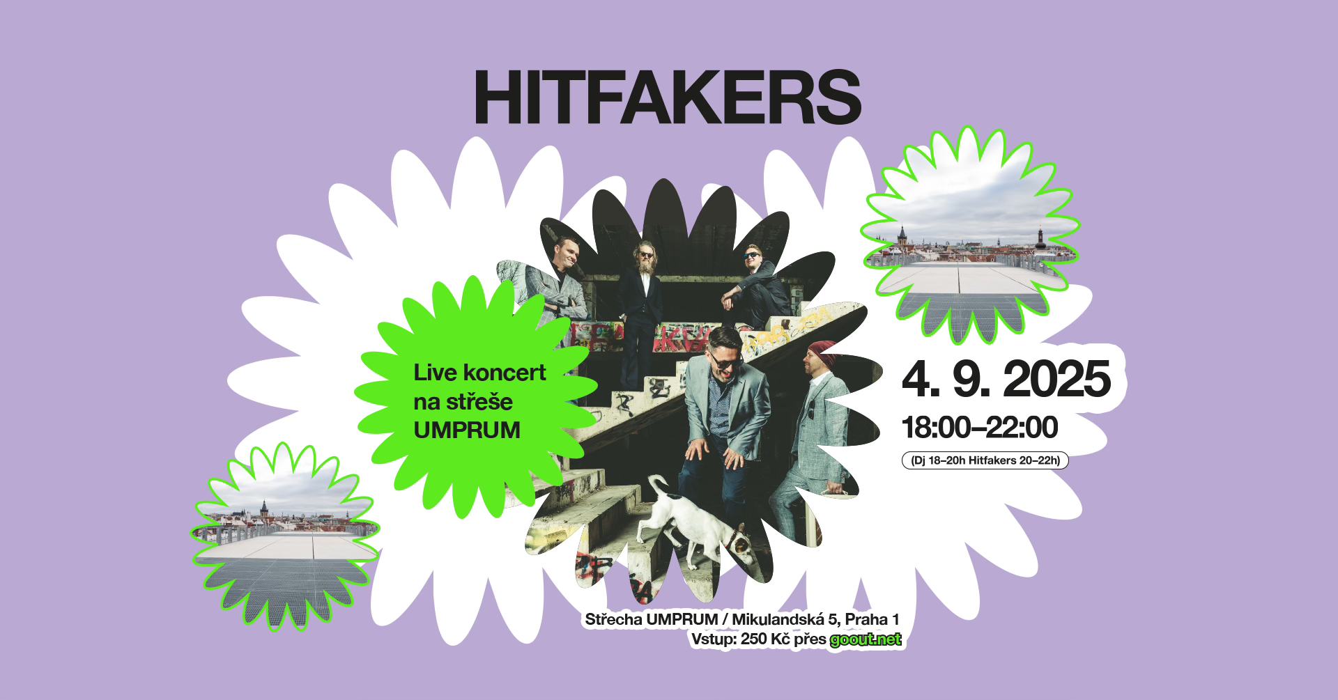 HITFAKERS na střeše UMPRUM