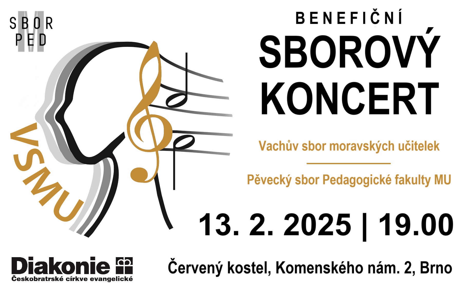 BENEFIČNÍ SBOROVÝ KONCERT 🎶