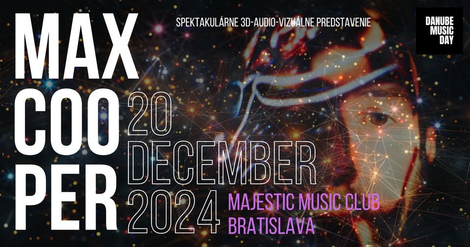 Max Cooper (GB): 3D/AV show : Danube Music Day