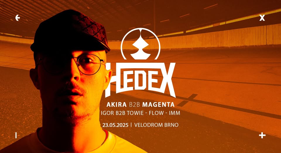 HEDEX na Velodromu! → 23.5.2025, Brno