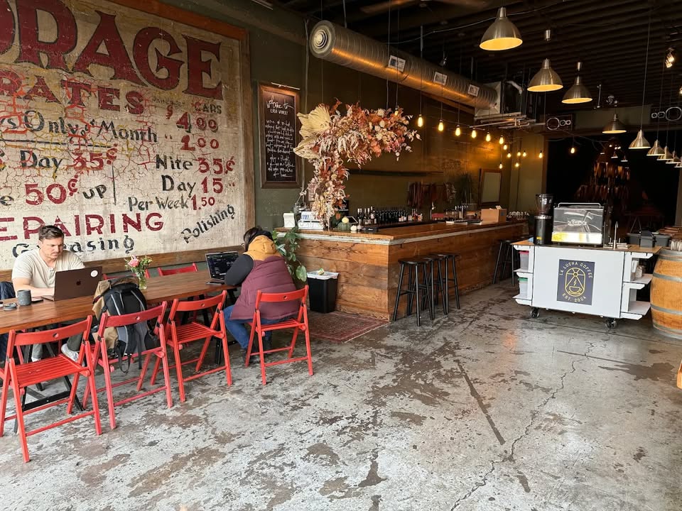 Co-Working at La Lucha Coffee