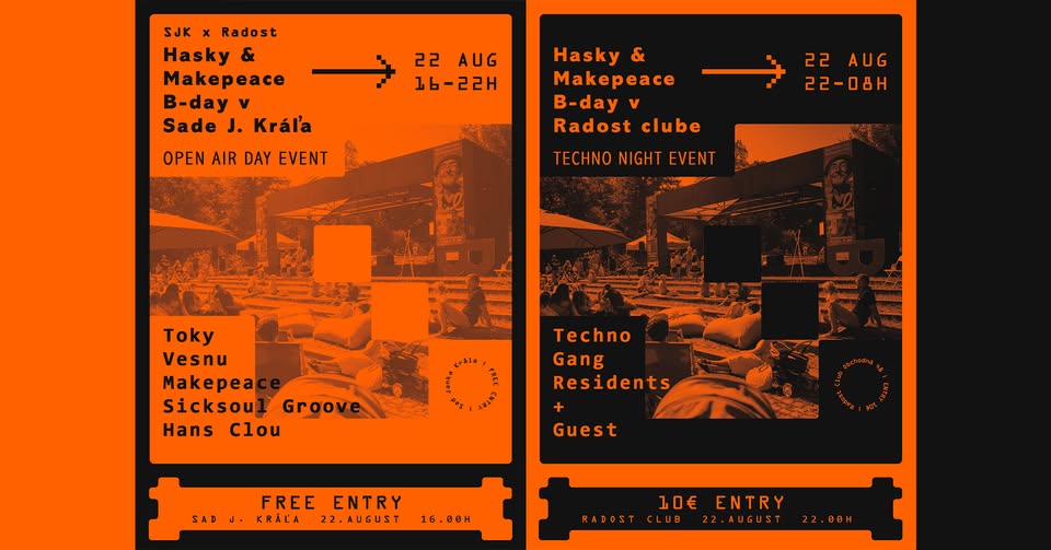 🌳 House v Sade Janka Krála  ( Hasky & Makepeace B -day )