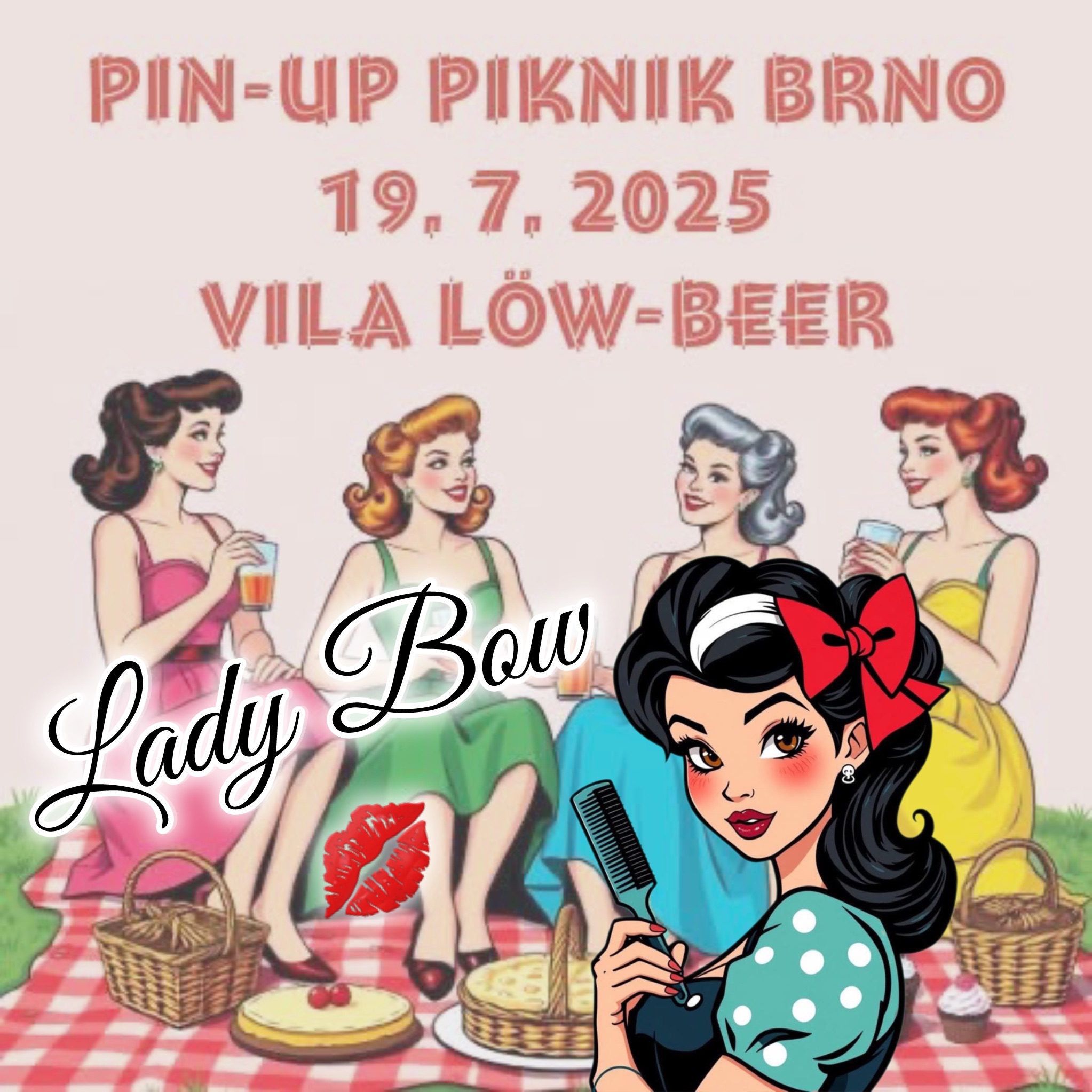 Lady Bow na pikniku v BRNĚ