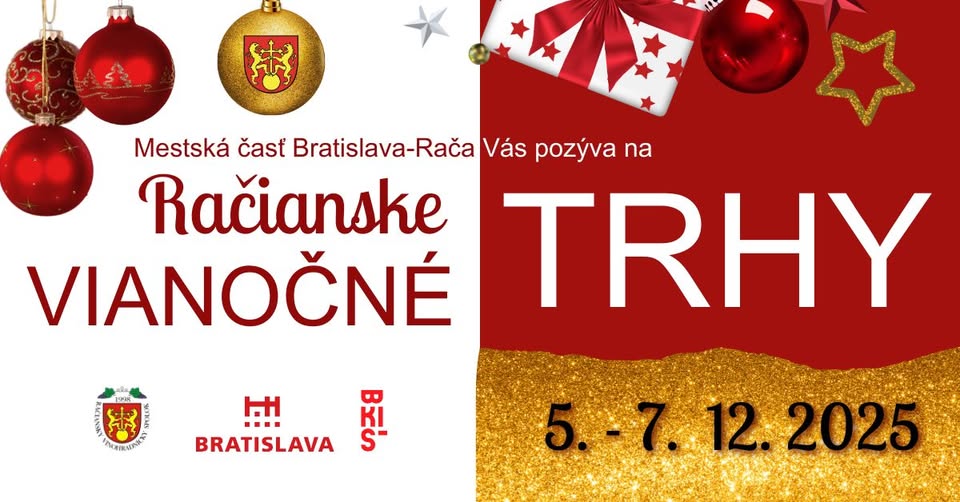 Račianske vianočné trhy 2025 / 5. - 7. 12. 2025