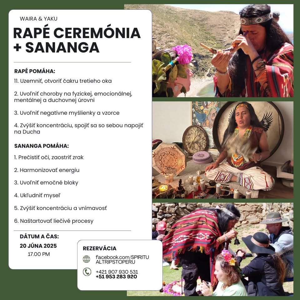 RAPÉ CEREMÓNIA & SANANGA