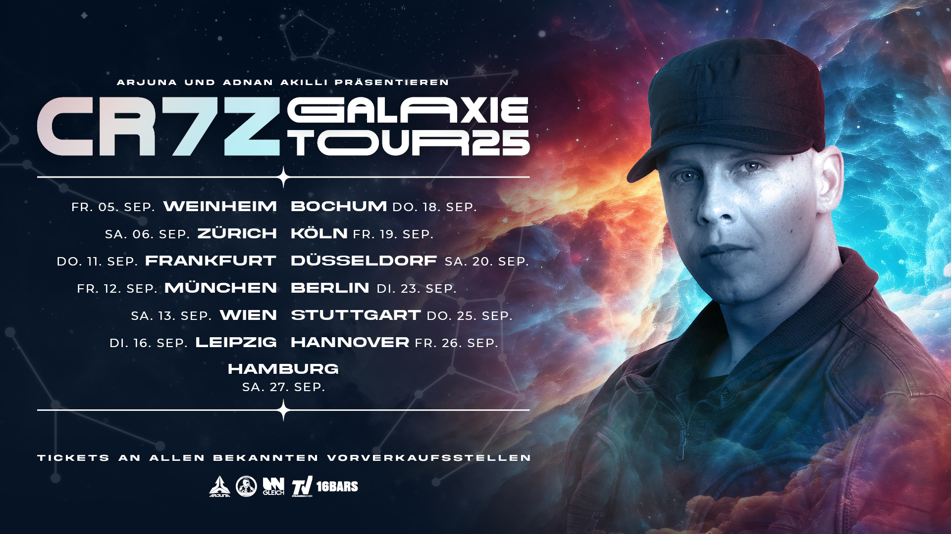Cr7z • Berlin • Galaxie Tour