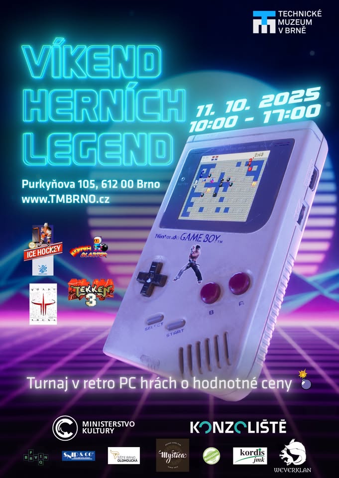 Víkend herních legend – turnaj veřejnosti v počítačových retro hrách