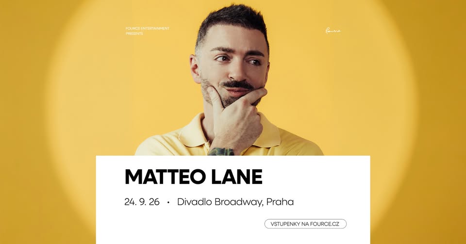Matteo Lane: We Gotta Catch Up!  • Prague