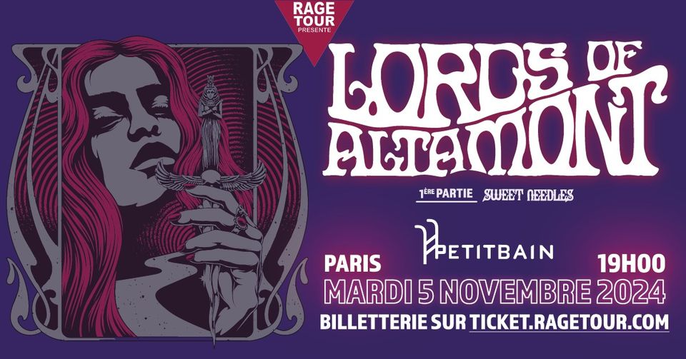 LORDS OF ALTAMONT + SWEET NEEDLES - PARIS 🎸