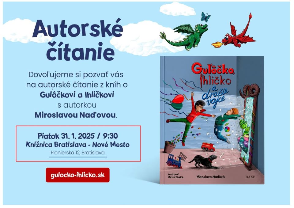 Guľôčko a Ihličko – knižná beseda pre deti