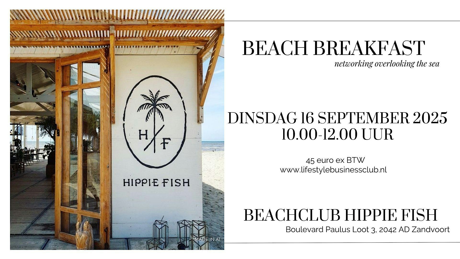 Terrace Business Breakfast at the Beach