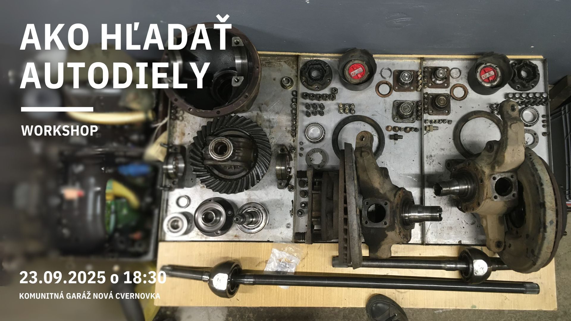 Ako hľadať autodiely | Workshop