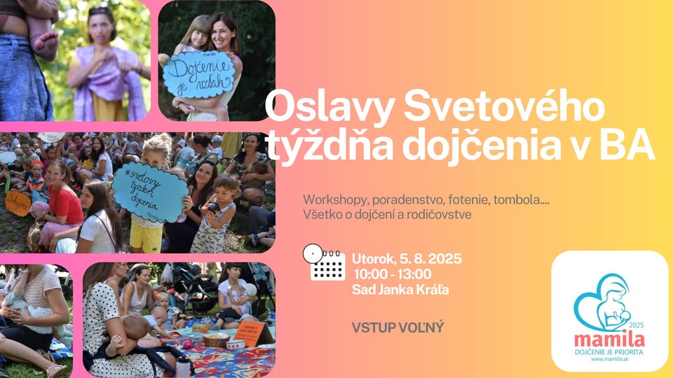 Oslavy svetového týždňa dojčenia v Bratislave