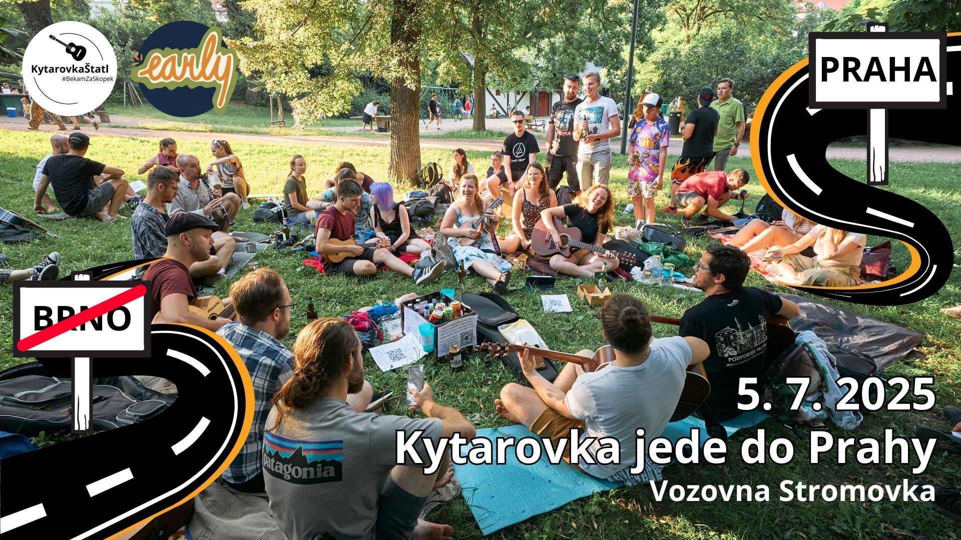 🎸🎵 Kytarovka jede do Prahy 👨‍🌾🧡