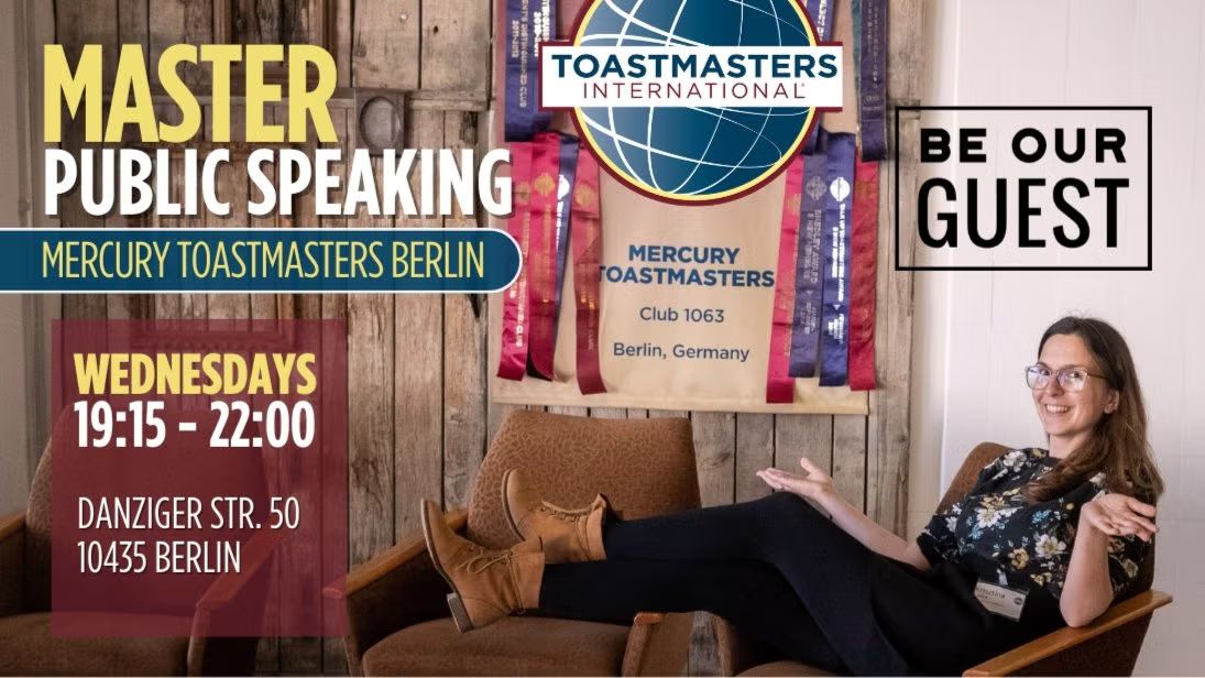 🚀 Learn Public Speaking with Mercury Toastmasters — Every Wednesday