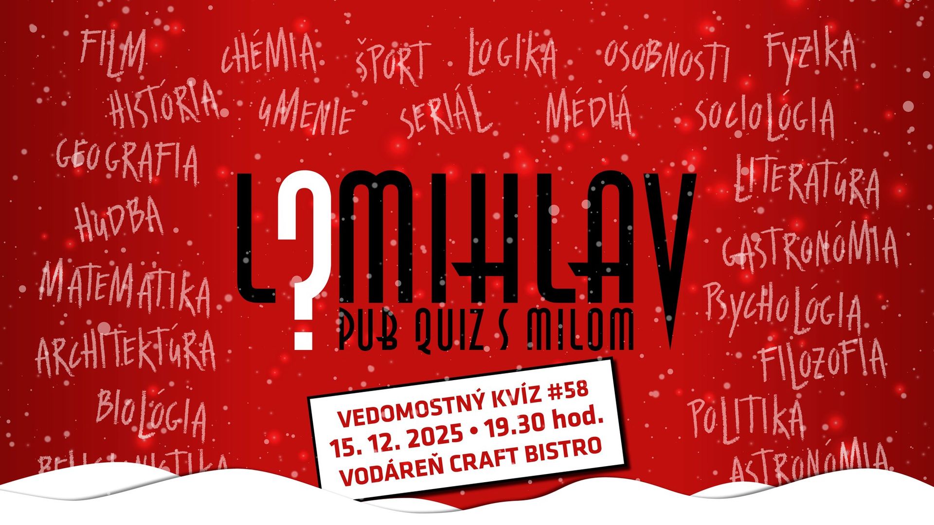 Vedomostný kvíz LOMIHLAV #58