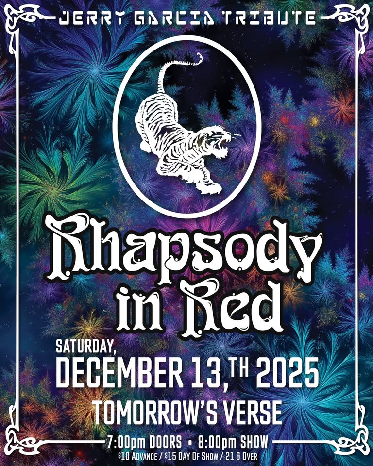Rhapsody in Red (Jerry Garcia tribute) LIVE at Tomorrow's Verse Taproom