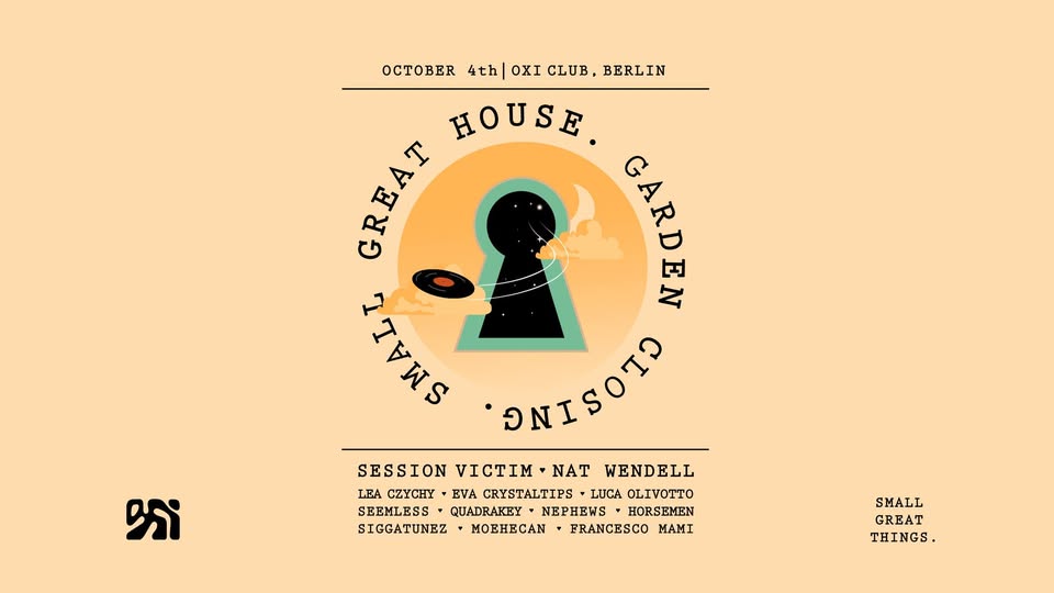Small Great House - 'Garden Closing' + Session Victim & Nat Wendell '20 Hours non-stop' (SGT)