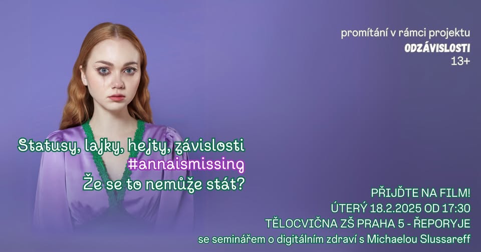 #annaismissing - promítání filmu s následným seminářem