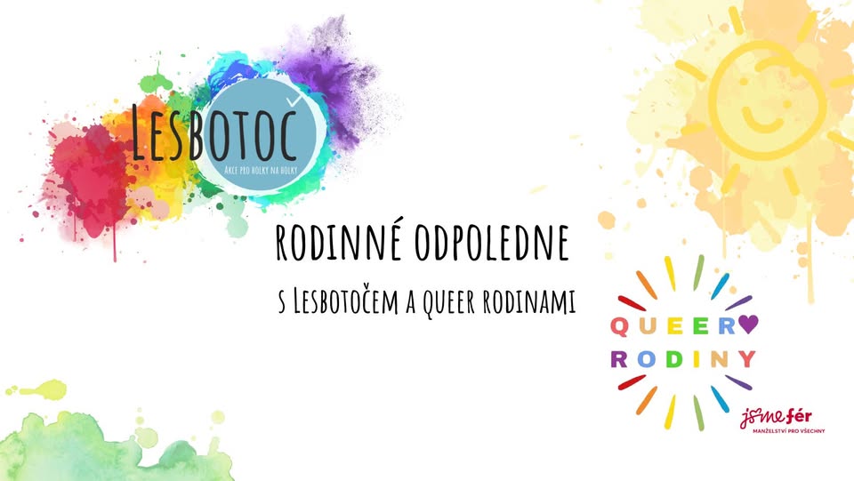 Rodinné odpoledne s Lesbotočem a Queer💛rodinami