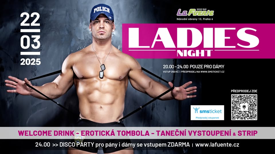 LADIES Night ⭐ 22.3.2025 ⭐ Bar La Fuente (Praha 6)