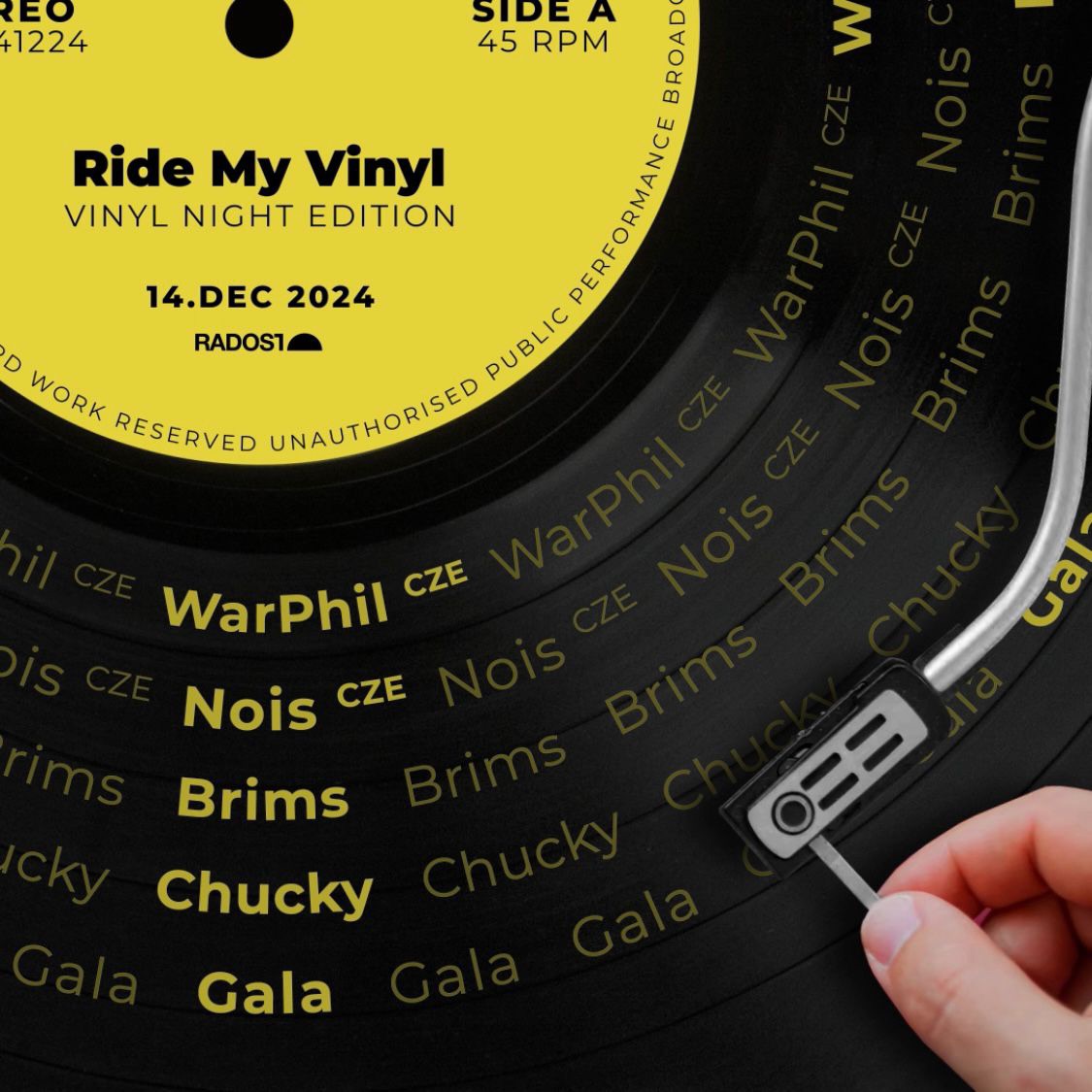 🎚️ Ride my Vinyl 🎚️ Nois (cz ) ⚙️ Gala ⚙️ Chucky ⚙️ WarPhil (cz) ⚙️ Brims