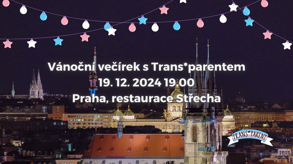 Vánoční večírek s Trans*parentem🎄🏳️‍⚧️