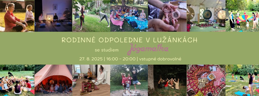 Rodinné odpoledne s Jógamatkou v Lužánkách
