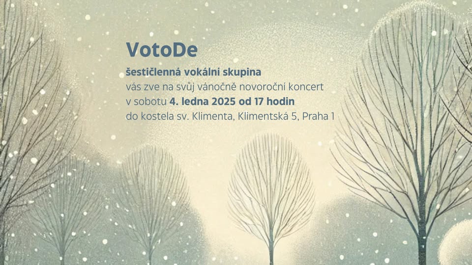Vánoční koncert VotoDe