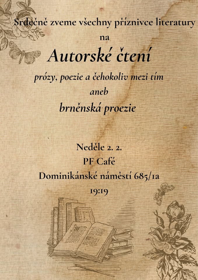 pRoezie: autorské čtení poezie, prózy a čehokoliv mezi tím