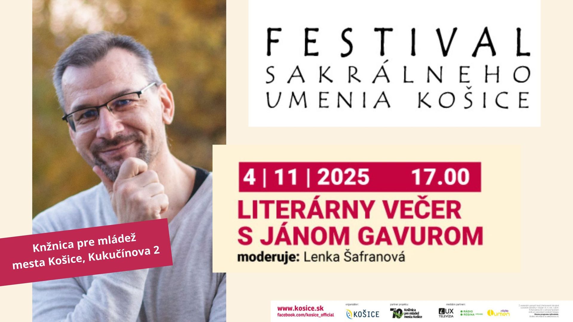 Literárny večer s Jánom Gavurom
