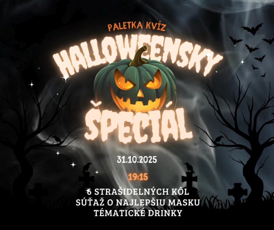 Paletka kvíz - Halloweensky špeciál