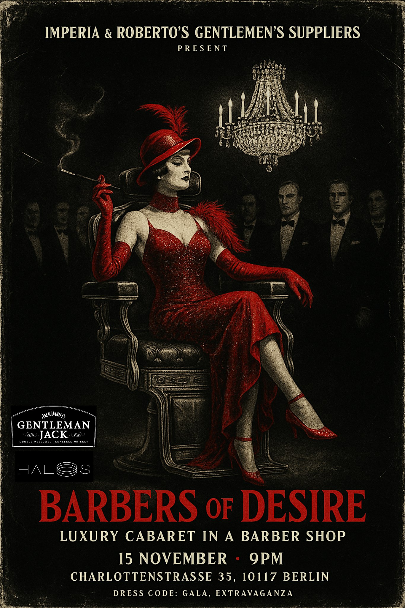 Barbers of Desire - Luxury Cabaret & VIP Party at the Barber’s Shop