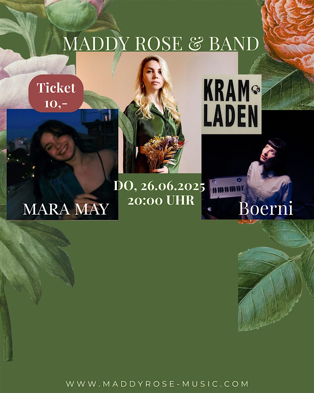 Maddy Rose + Mara May + Boerni