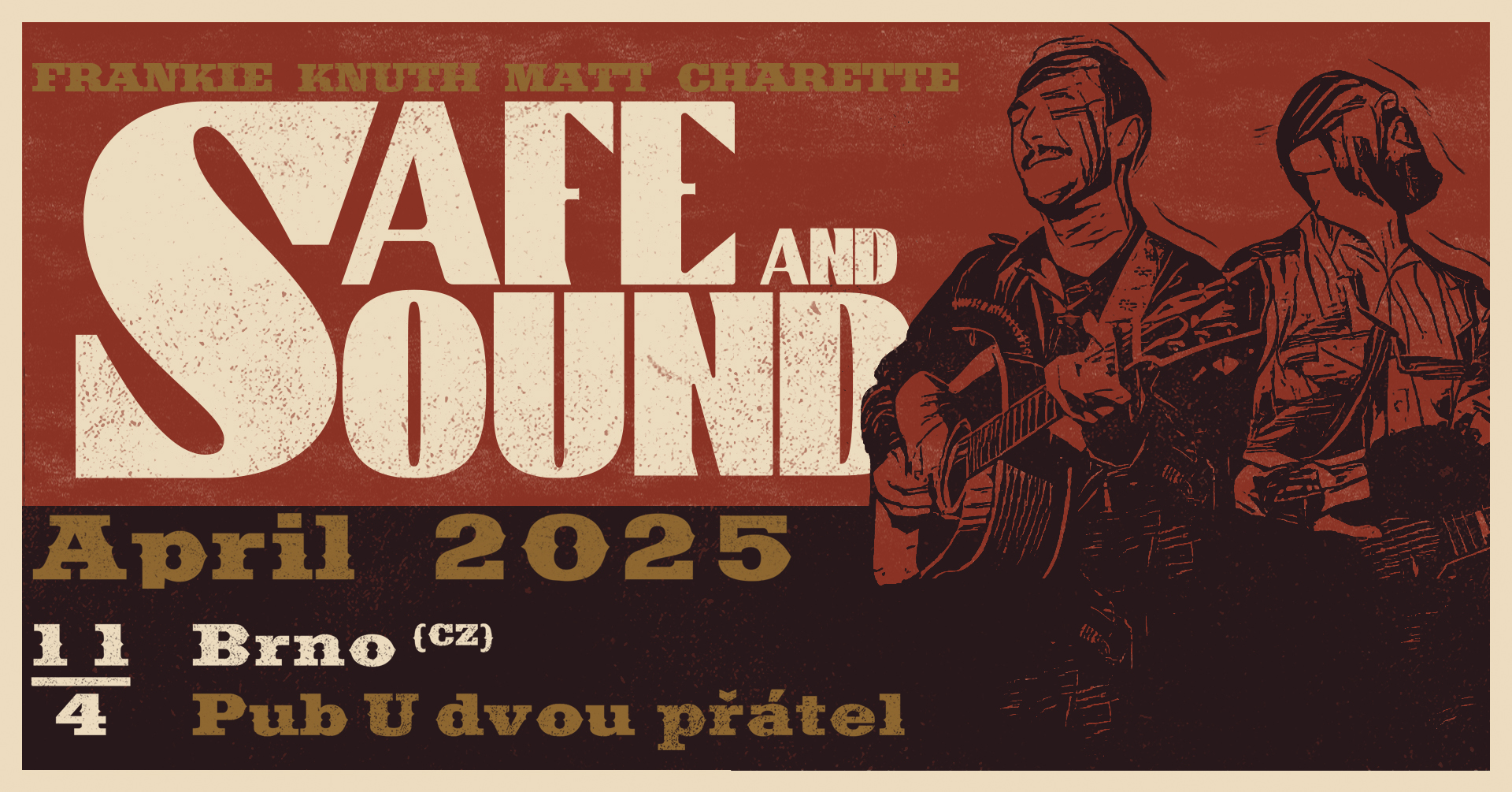 FRANKIE KNUTH ✯ MATT CHARETTE (USA) ✯ RED AT NIGHT (DE) / BRNO