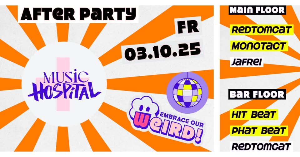 Summer Afterparty - embraceOurweird - Music Hospital
