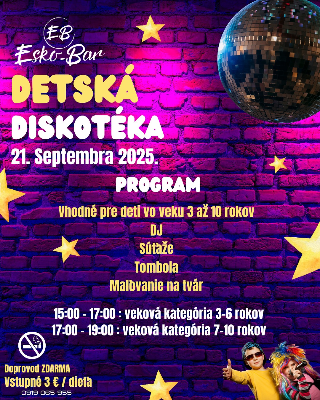 DETSKÁ DISKOTÉKA