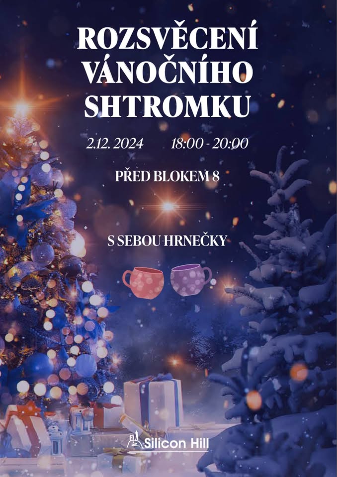 Rozsvěcení vánočního SHtromku