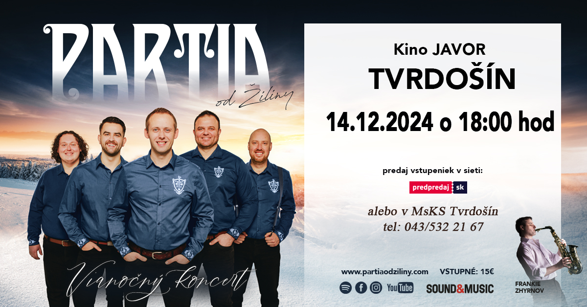 PARTIA od Žiliny - TVRDOŠÍN