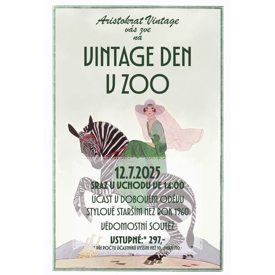 VINTAGE DEN V ZOO PRAHA
