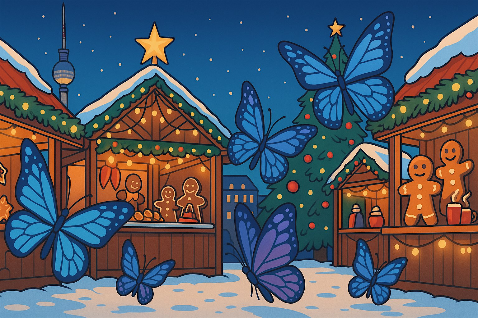 Lucia Christmas Market Kulturbrauerei – Social Butterfly Club Meetup 2025