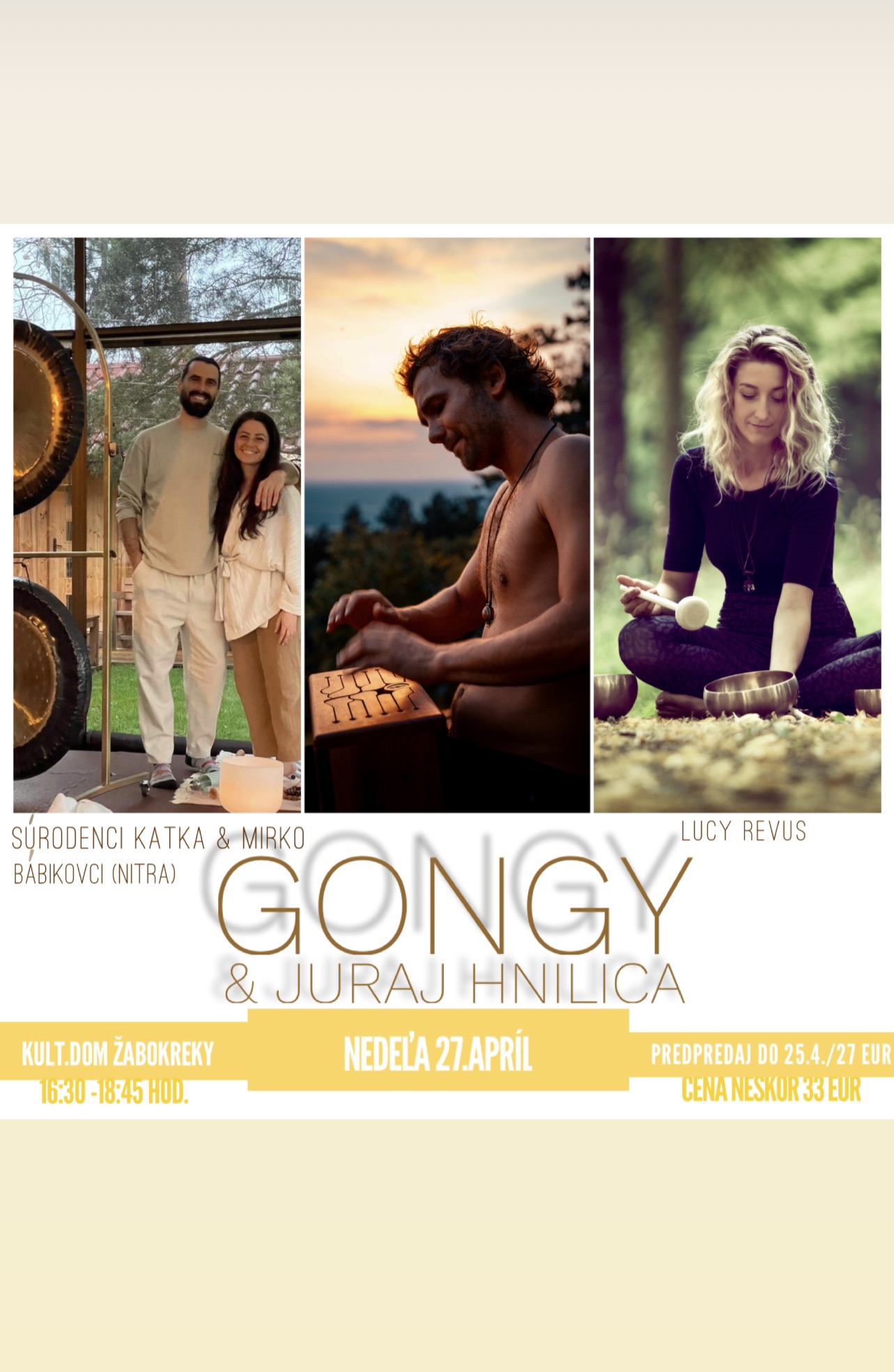 GONGY & Juraj Hnilica - meditačný koncert