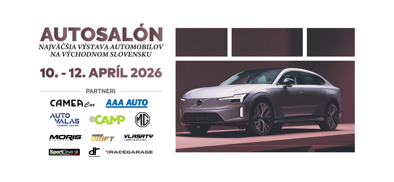 🚗 4. ročník Košického Autosalónu 2026 – väčší, atraktívnejší, plný adrenalínu 🚗