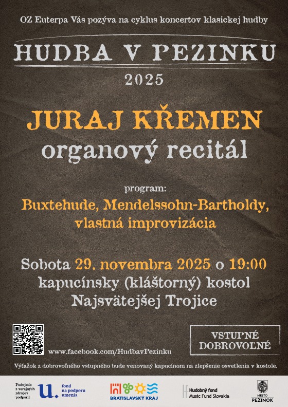 Organový recitál Juraja Křemena