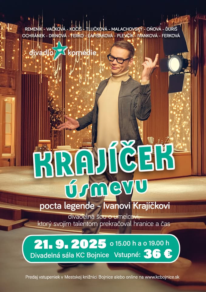 Divadlo komédie - KRAJÍČEK úsmevu / 15:00