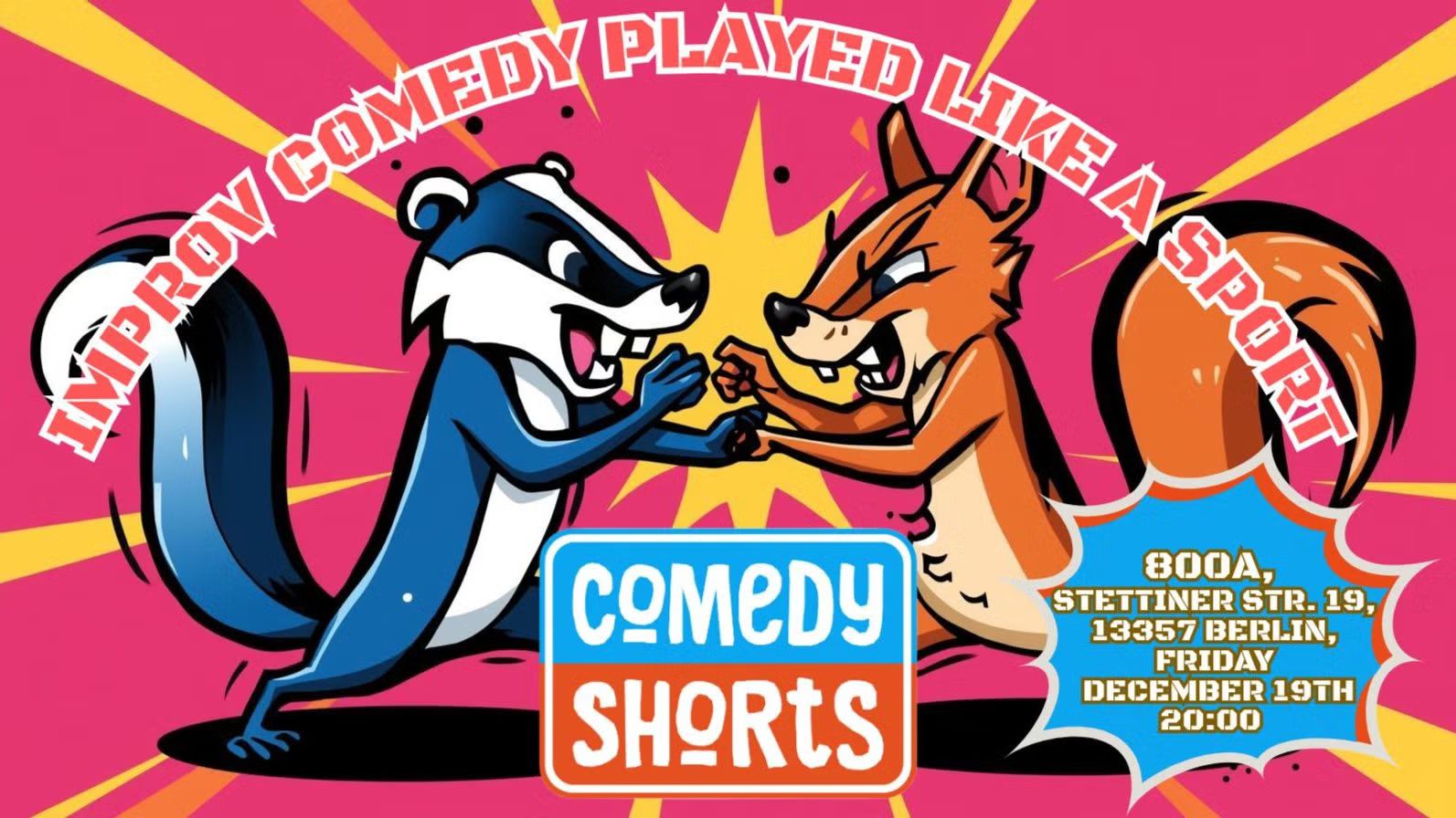 ComedyShorts - Holiday Special!  December 19th @800A