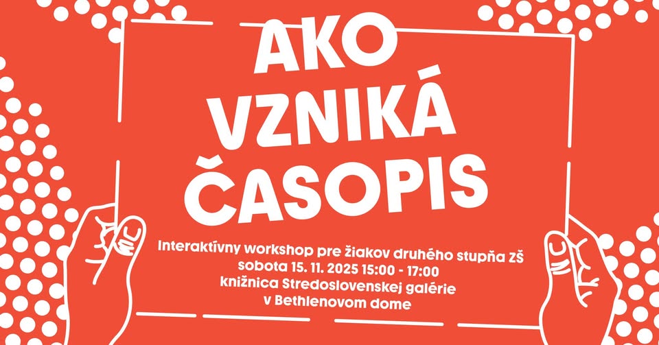 PRESUNUTÉ: Interaktívny workshop pre deti “Ako vzniká časopis”