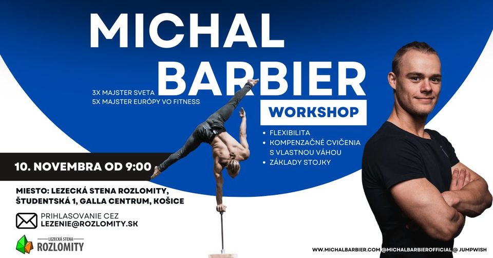 WORKSHOP s Michalom Barbierom