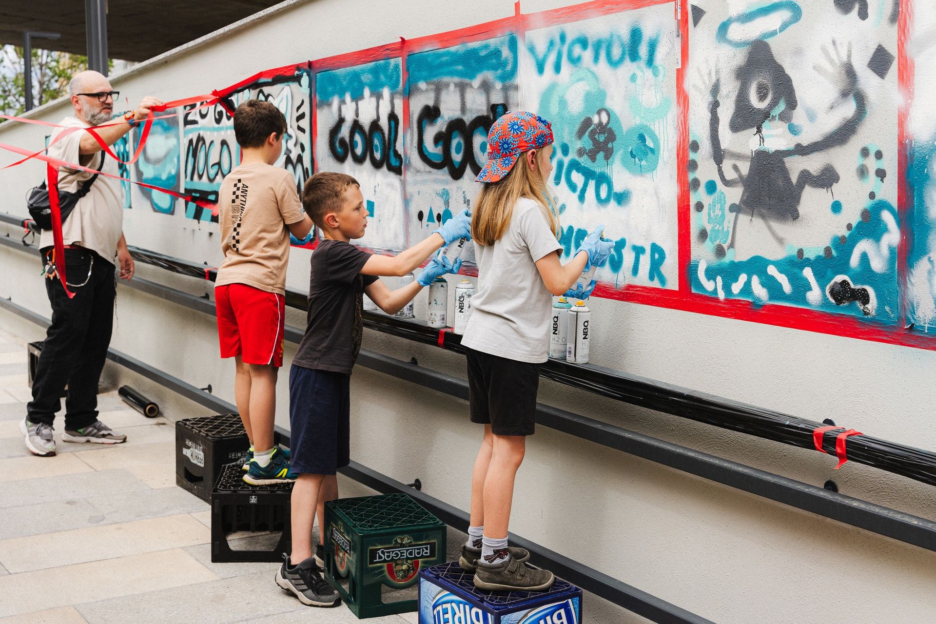 Deň deťom / Graffiti a street art workshop so sprejom sk pre deti od 8 do 12 rokov
