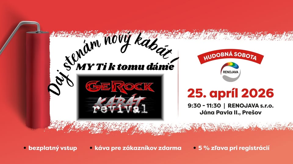 ROCKOVÁ sobota v RENOJAVE Prešov